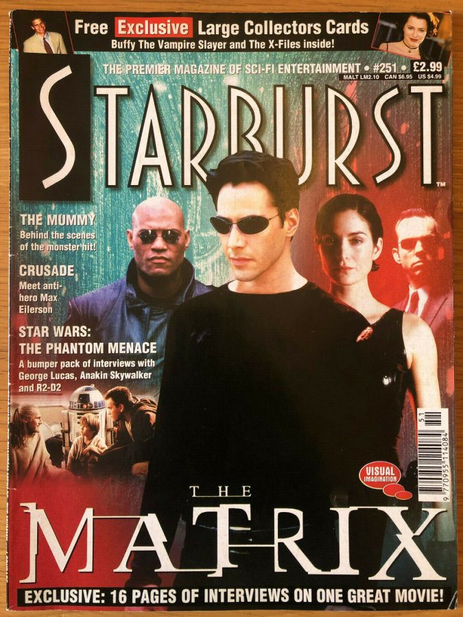 STARBURST magazine side cover Issue 251 July 1999