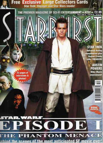 STARBURST magazine side cover Issue 252 August 1999