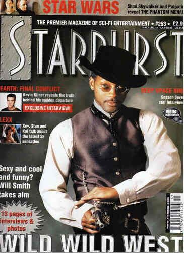 STARBURST magazine side cover Issue 253 September 1999