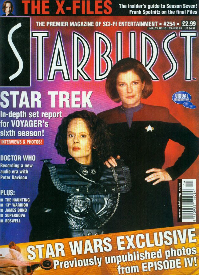 STARBURST magazine side cover Issue 254 October 1999