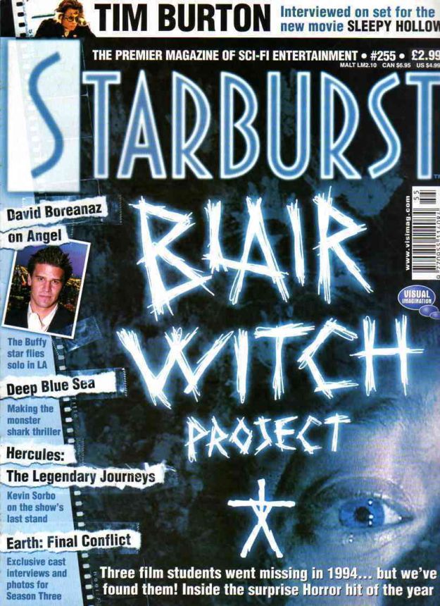 STARBURST magazine side cover Issue 255 November 1999