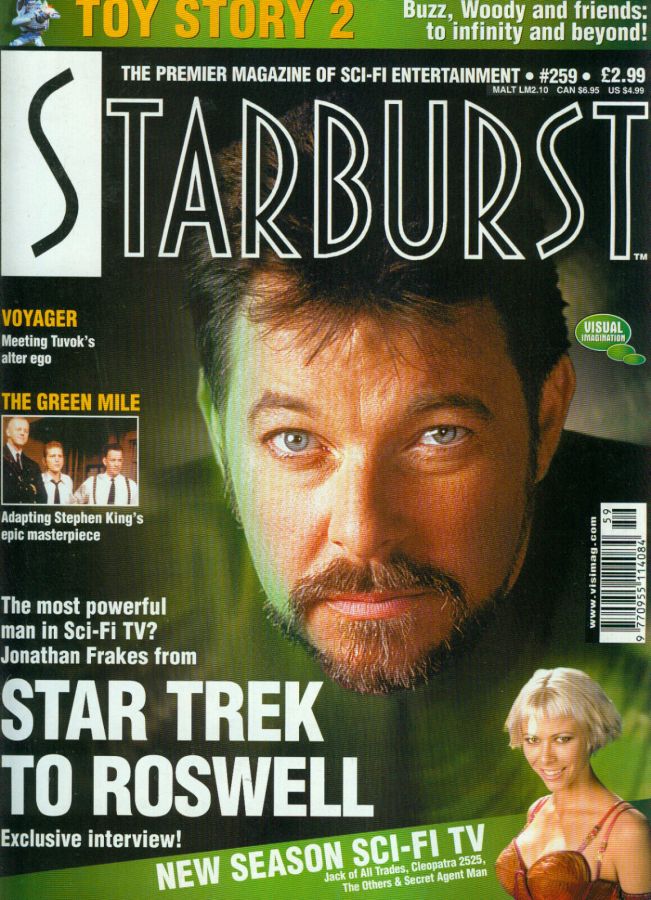 STARBURST magazine side cover Issue 259 March 2000