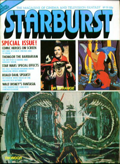 STARBURST magazine side cover Issue 26 October 1980