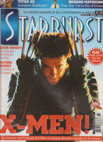 STARBURST magazine side cover Issue 264 August 2000