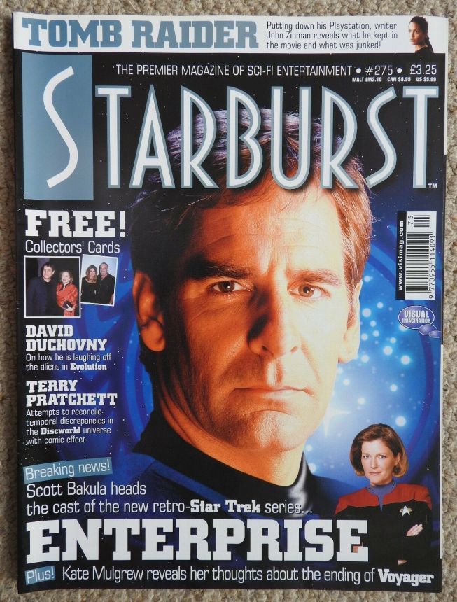 STARBURST magazine side cover Issue 275 July 2001