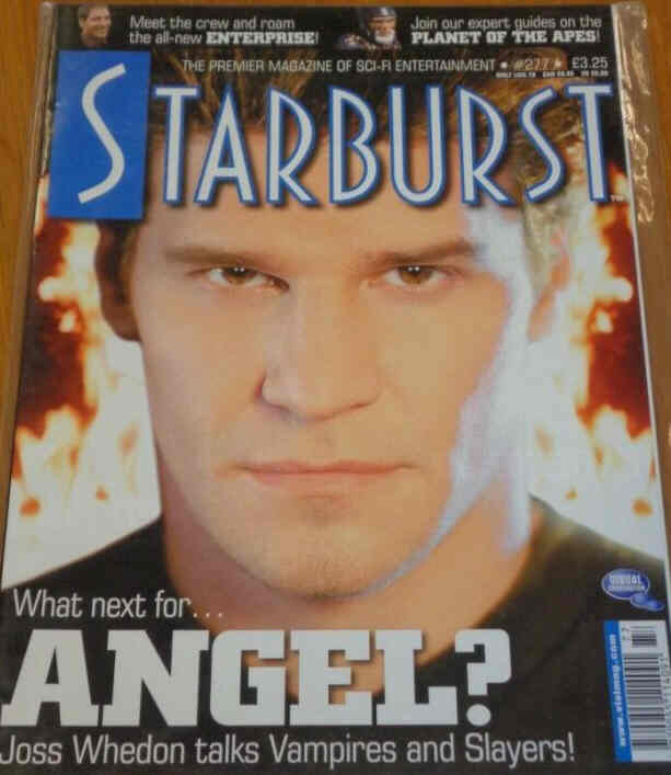 STARBURST magazine side cover Issue 277 September 2001
