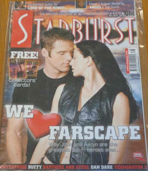 STARBURST magazine side cover Issue 278 October 2001