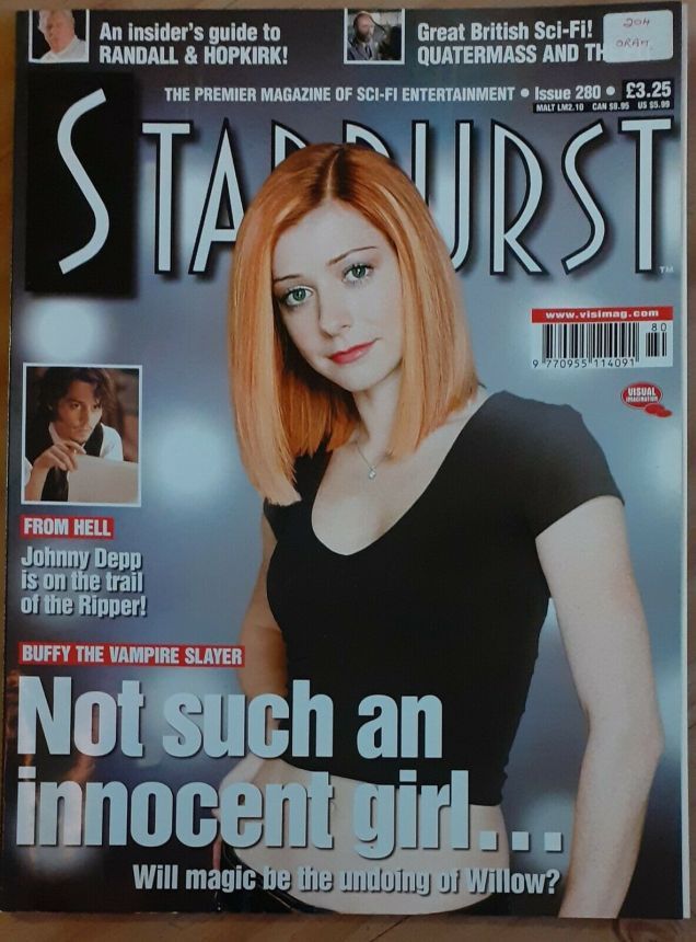 STARBURST magazine side cover Issue 280 December 2001