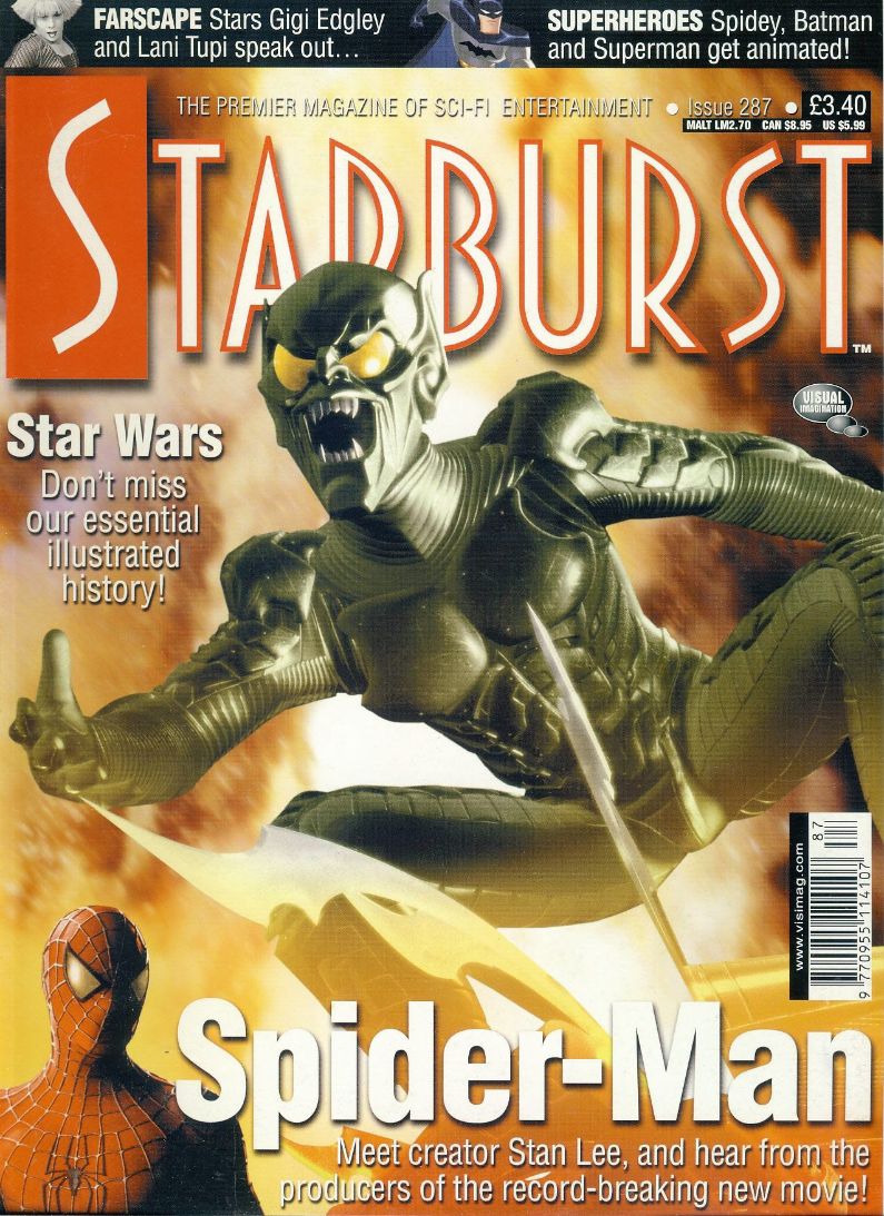 STARBURST magazine side cover Issue 287 July 2002