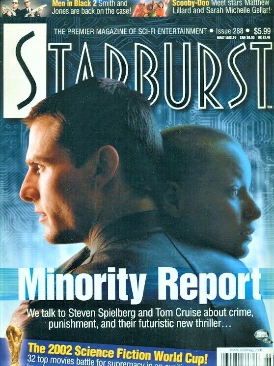 STARBURST magazine side cover Issue 288 August 2002