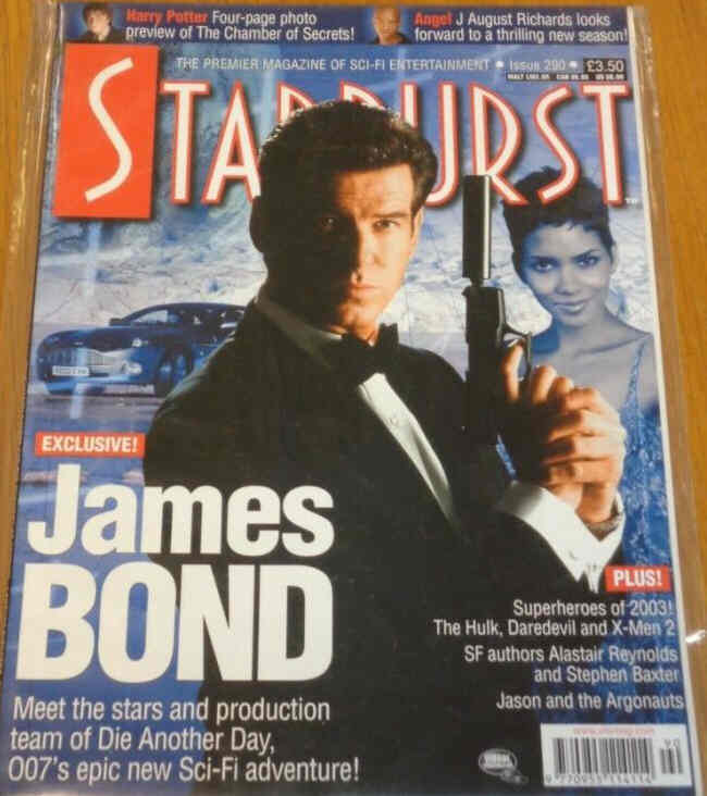 STARBURST magazine side cover Issue 290 October 2002