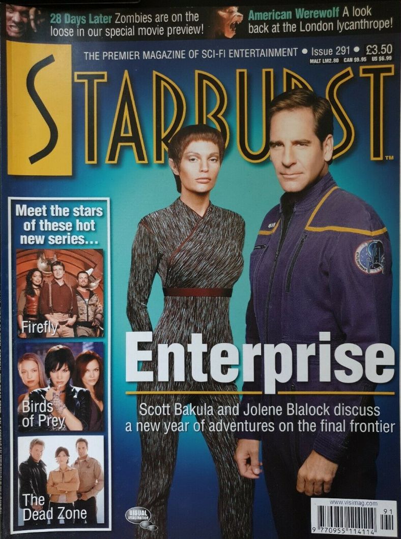 STARBURST magazine side cover Issue 291 New Season 2002