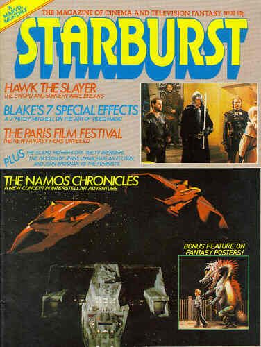 STARBURST magazine side cover Issue 30 February 1981
