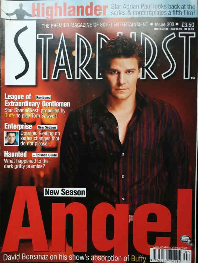 STARBURST magazine side cover Issue 303 October 2003