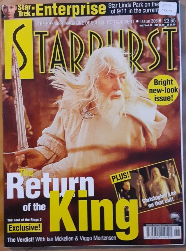 STARBURST magazine side cover Issue 306 January 2004