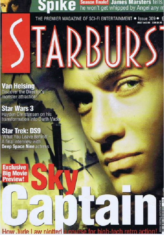 STARBURST magazine side cover Issue 309 April 2004