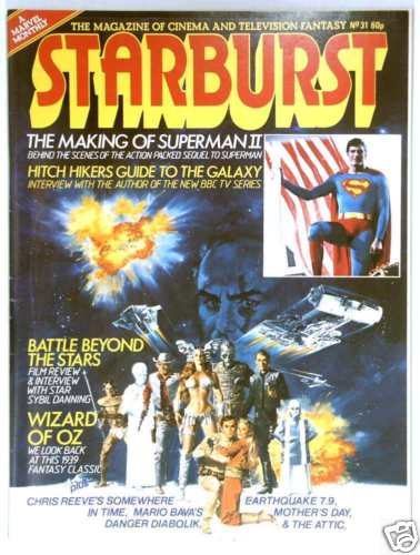 STARBURST magazine side cover Issue 31 March 1981