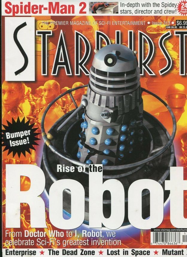 STARBURST magazine side cover Issue 313 August 2004