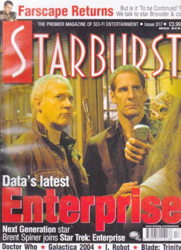 STARBURST magazine side cover Issue 317 November 2004