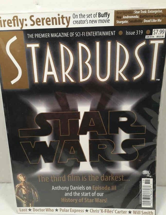 STARBURST magazine side cover Issue 319 January 2005