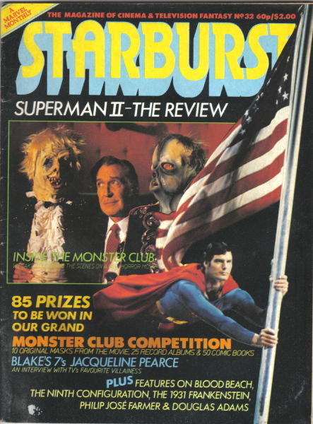 STARBURST magazine side cover Issue 32 April 1981