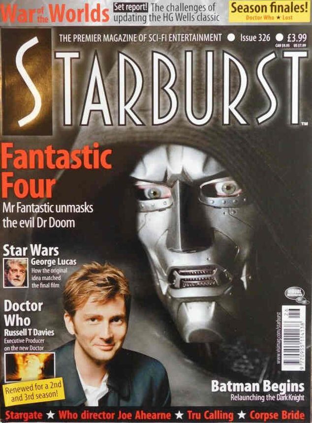 STARBURST magazine side cover Issue 326 August 2005