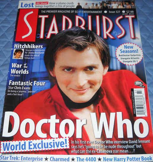 STARBURST magazine side cover Issue 327 September 2005