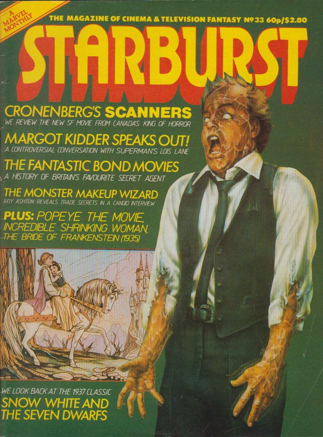 STARBURST magazine side cover Issue 33 May 1981