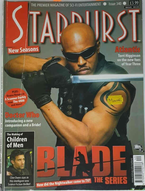 STARBURST magazine side cover Issue 340 September 2006