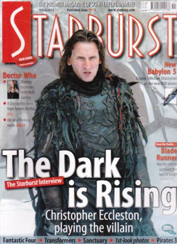 STARBURST magazine side cover Issue 351 July 2007