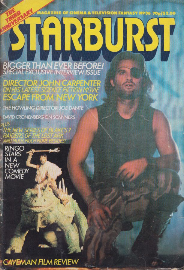 STARBURST magazine side cover Issue 36 August 1981