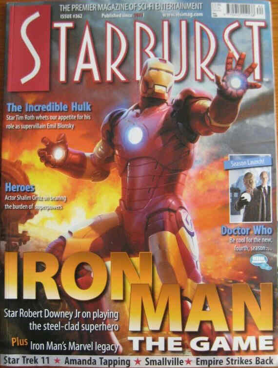 STARBURST magazine side cover Issue 362 May 2008