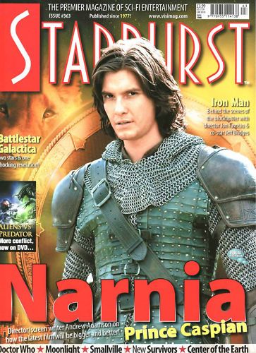 STARBURST magazine side cover Issue 363 June 2008