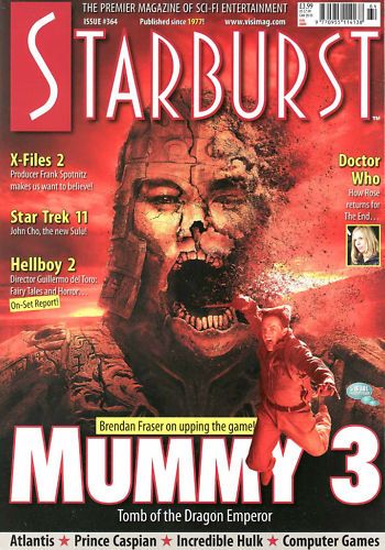 STARBURST magazine side cover Issue 364 July 2008