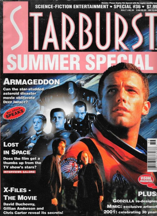STARBURST magazine side cover  Special #36  1998