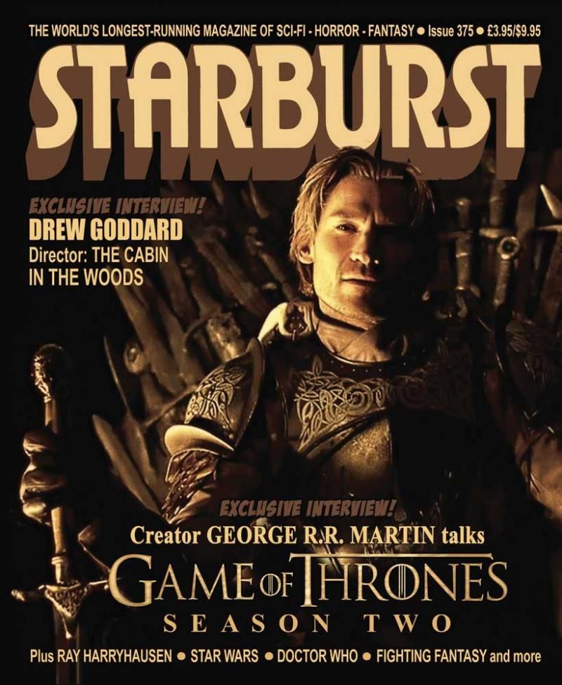 STARBURST magazine side cover Issue 375 March 2012