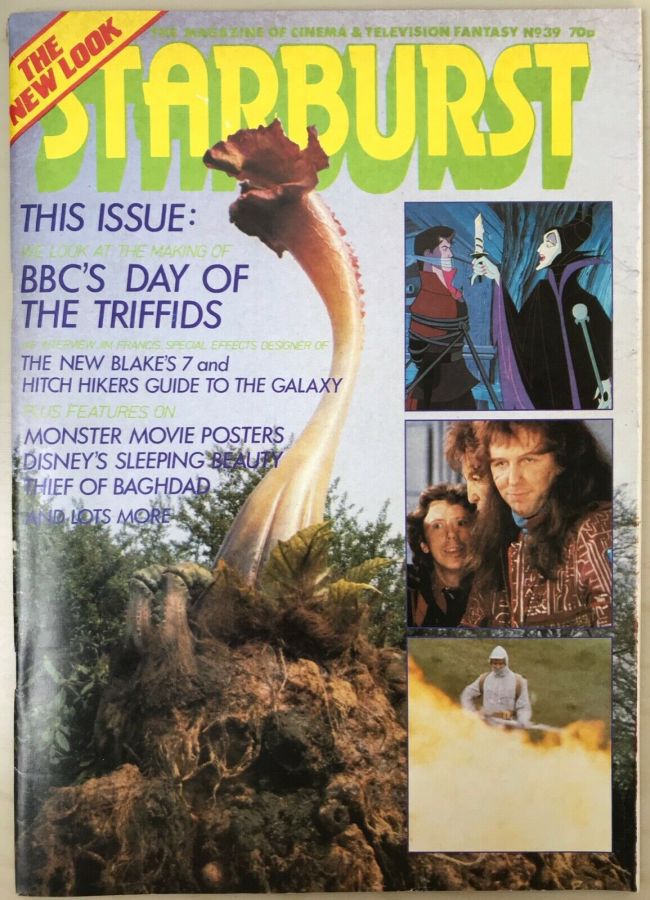STARBURST magazine side cover Issue 39 November 1981