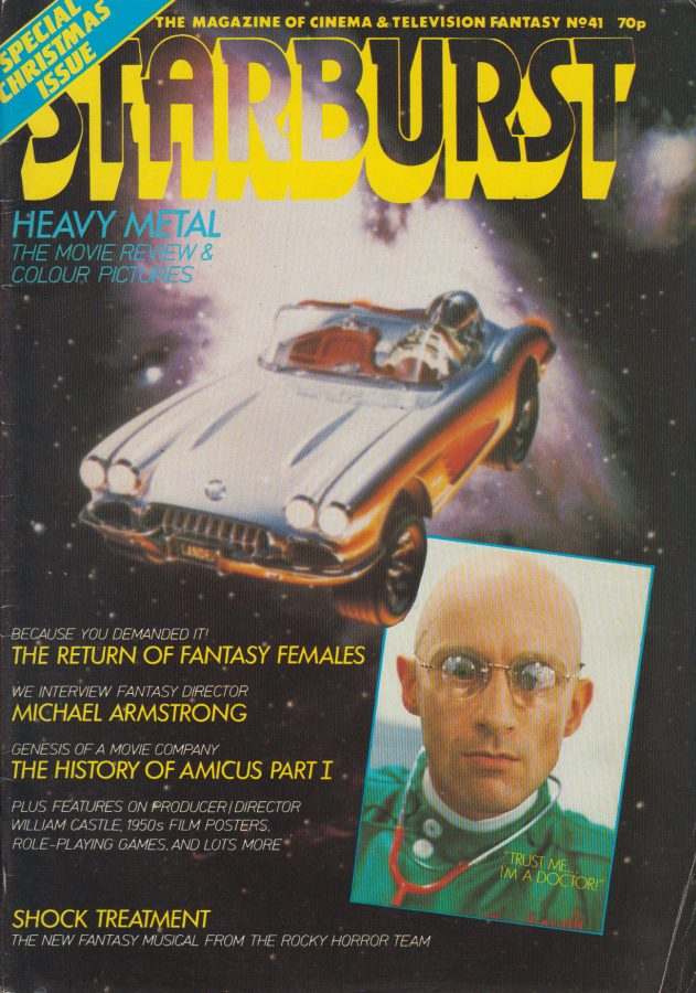 STARBURST magazine side cover Issue 41 January 1982