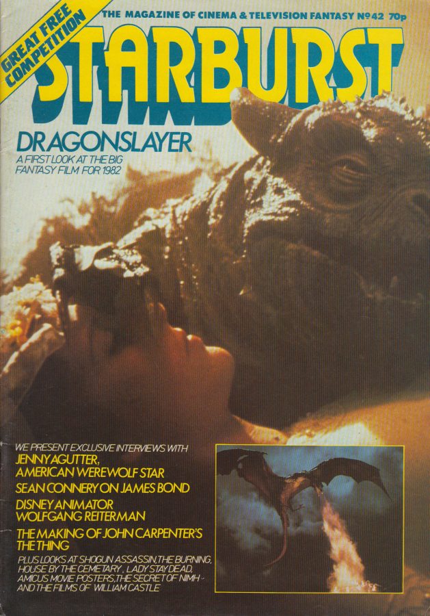 STARBURST magazine side cover Issue 42 February 1982