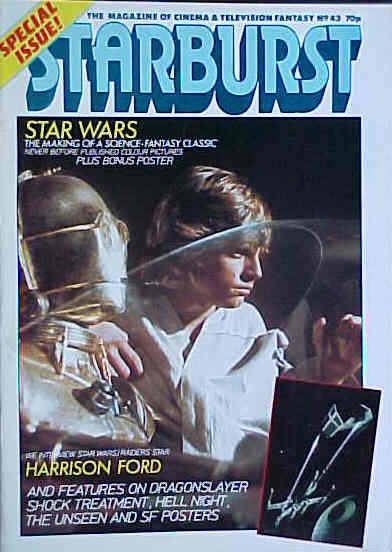 STARBURST magazine side cover Issue 43 March 1982