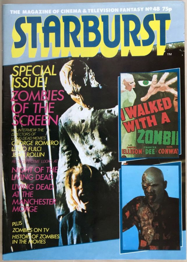 STARBURST magazine side cover Issue 48 August 1982