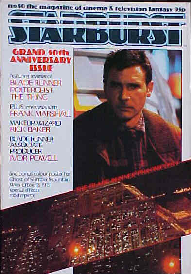 STARBURST magazine side cover Issue 50 October 1982