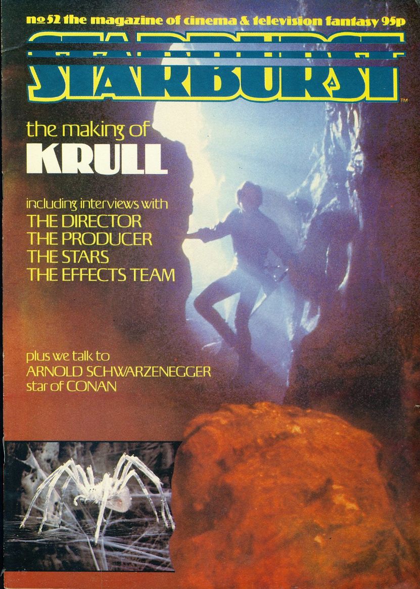 STARBURST magazine side cover Issue 52 December 1982