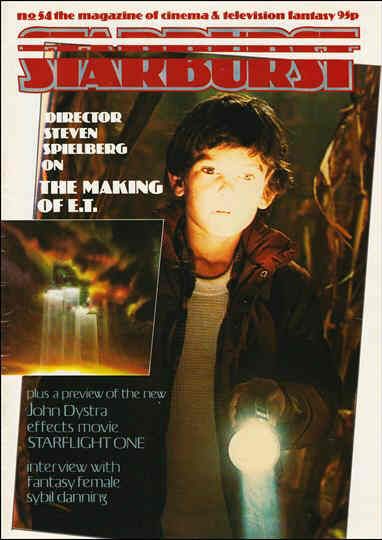 STARBURST magazine side cover Issue 54 February 1983
