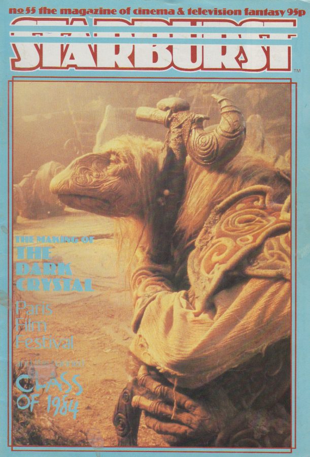 STARBURST magazine side cover Issue 55 March 1983