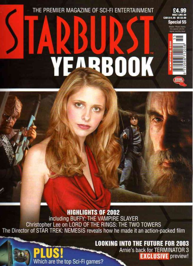 STARBURST magazine side cover  Special #55  2002