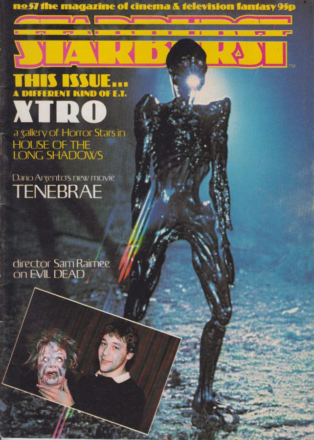 STARBURST magazine side cover Issue 57 May 1983