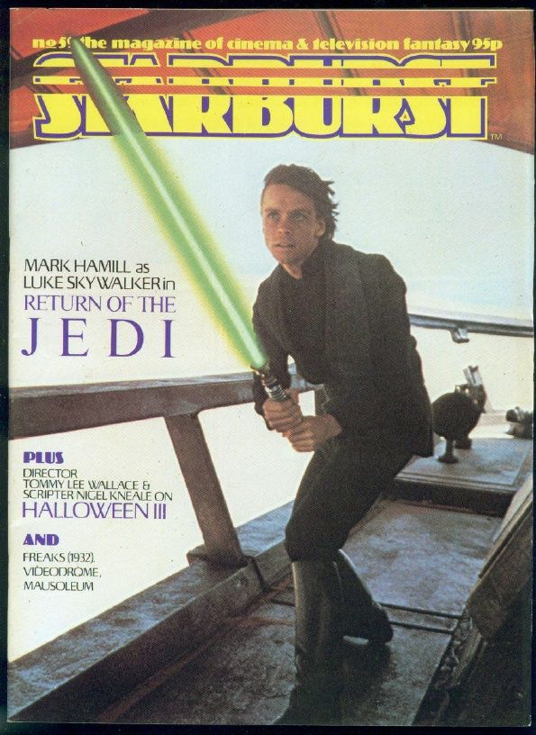 STARBURST magazine side cover Issue 59 July 1983