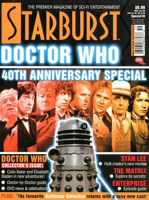 STARBURST magazine side cover  Special #59  2003