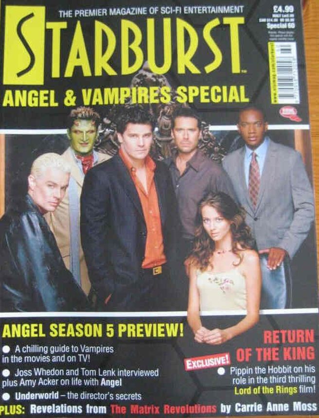 STARBURST magazine side cover  Special #60  2003